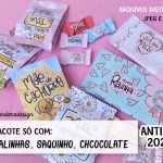 Só arquivos: Balinha, Saquinho e Chocolate - MÃES 2021