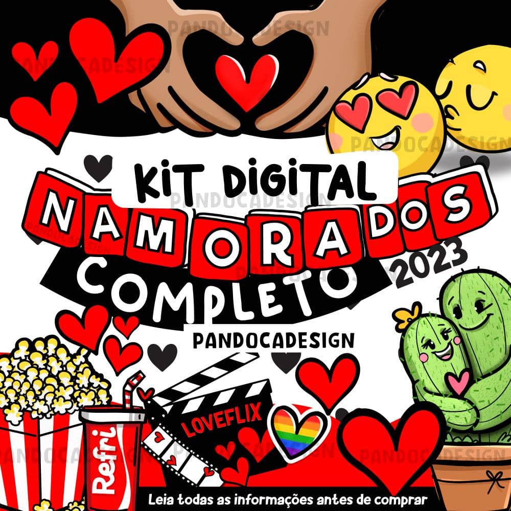 Kit Digital Dia dos Namorados 2023