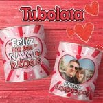 Tubolata personalizável com foto Dia dos Namorados