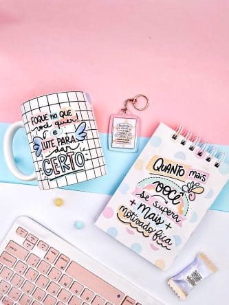 Kit Digital FRASES Motivacionais Cores Pastéis - Imagem 19
