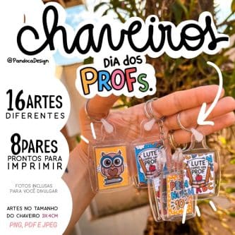 CHAVEIROS Professores (artes digitais) - Imagem 1