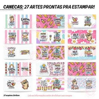 27 Artes CANECAS Professores 2025 (pack avulso) - Imagem 5