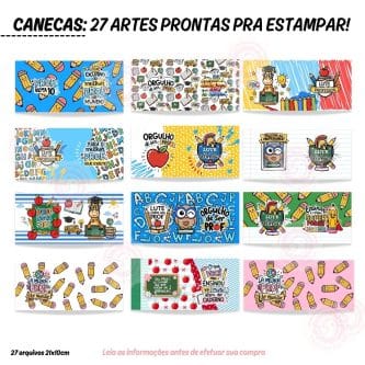 27 Artes CANECAS Professores 2025 (pack avulso) - Imagem 6