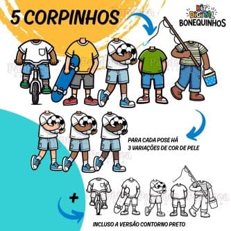 Kit Digital BONEQUINHOS (MENINOS) - Imagem 5