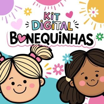 Kit Digital BONEQUINHAS (MENINAS) - Imagem 1