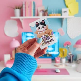 TAGS GATINHOS para embalagens unboxing (arquivo gratuito) - Imagem 2