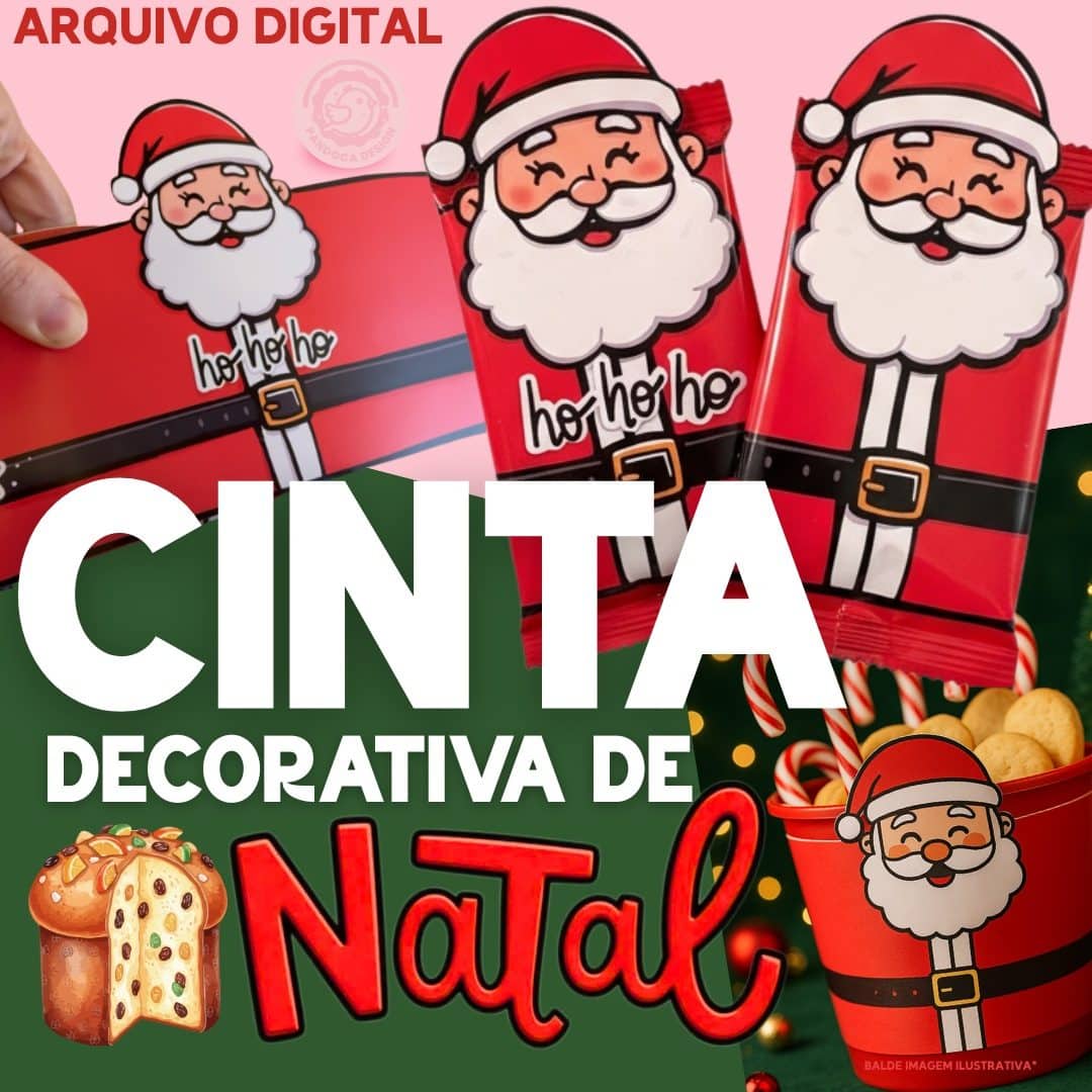 cintanatal Arquivo CINTA Decorativa de NATAL - Imagem 1