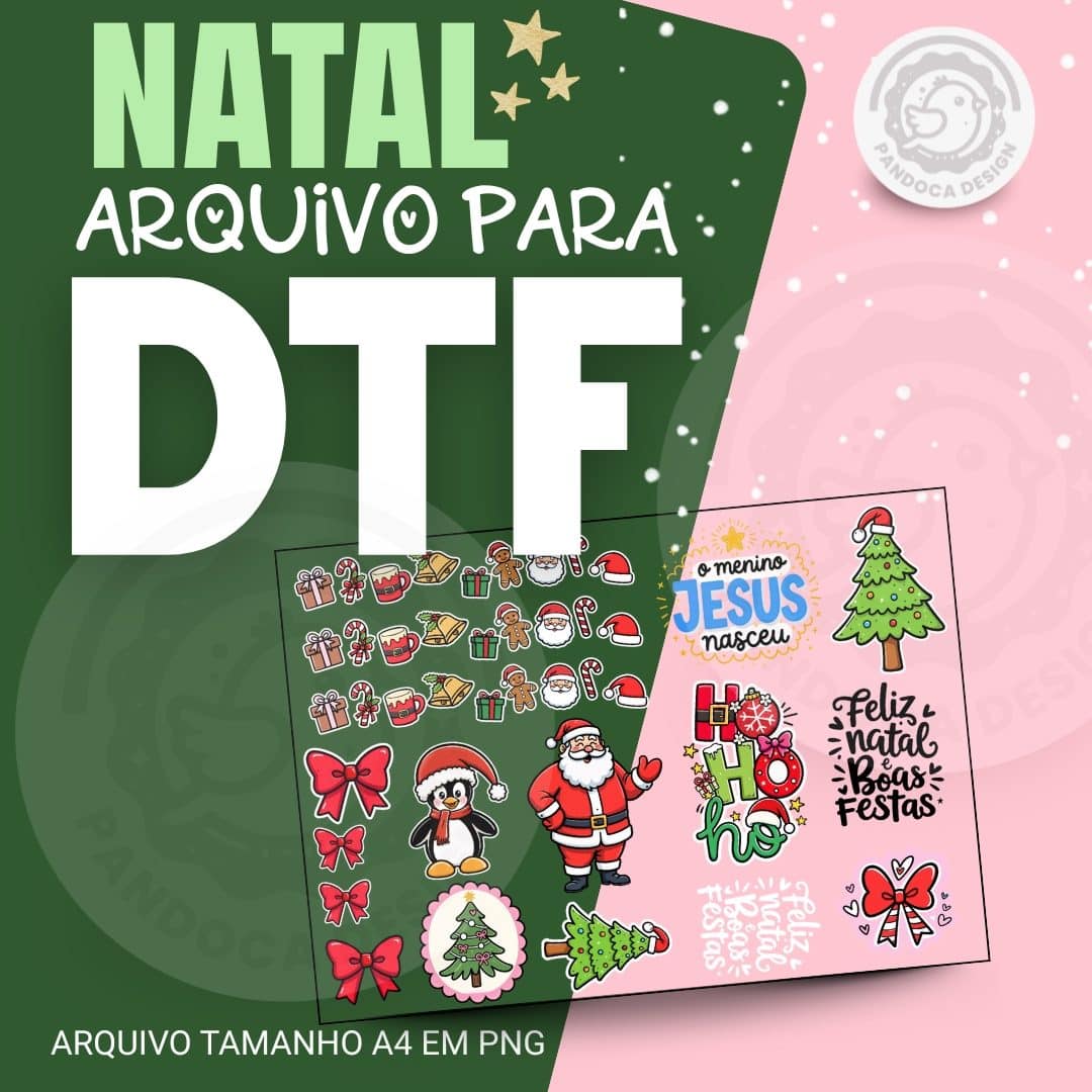 DTF Arquivo para DTF (parte1)- Natal 2025 - Imagem 1