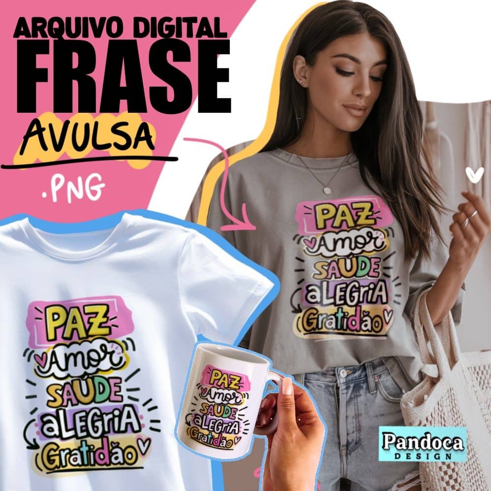 Frase2026 FRASE: PAZ AMOR SAÚDE ALEGRIA GRATIDÃO - Arquivo Digital - Imagem 1
