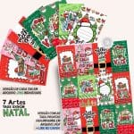 Artes Digitais de Tags de Natal - Artes prontas pra imprimir - Imagem 2