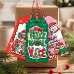 Artes Digitais de Tags de Natal - Artes prontas pra imprimir - Imagem 5