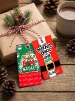 Artes Digitais de Tags de Natal - Artes prontas pra imprimir - Imagem 3